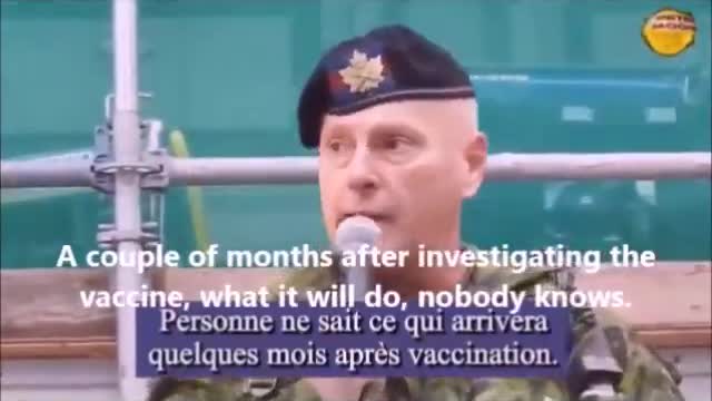 CANADIAN SOLDIER BLOWS WHISTLE ON KILLER VACCINE