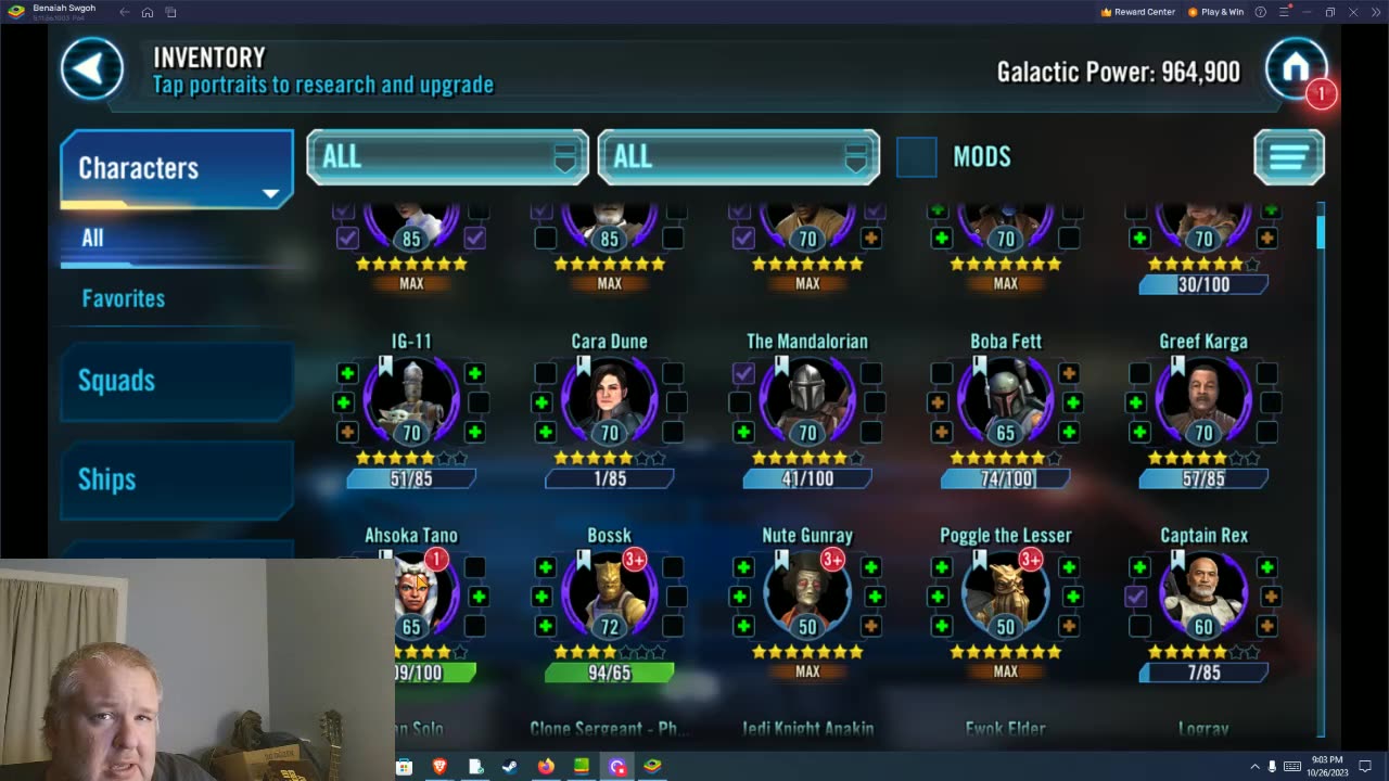 Star Wars Galaxy of Heroes F2P Day 171