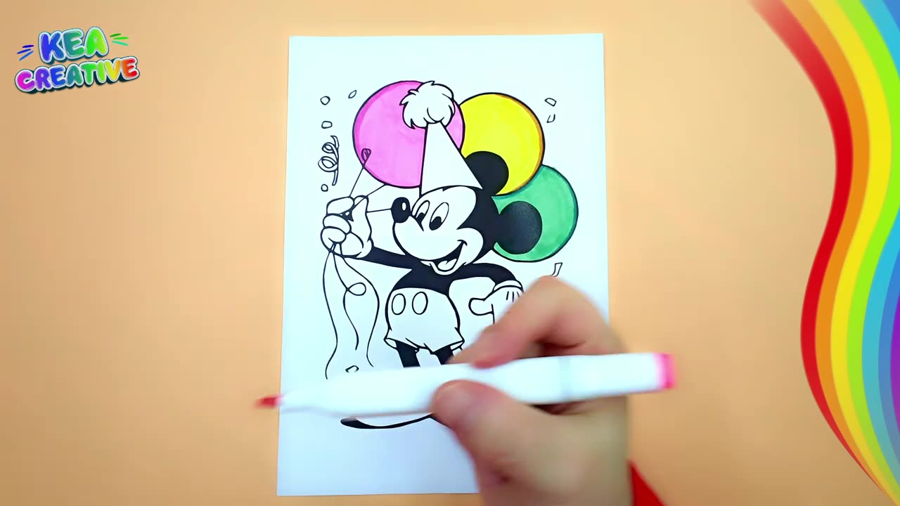 Mickey Mouse - How to Coloring Mickey Mouse - @KeaCreative2