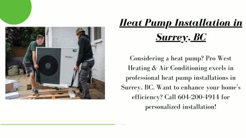 HVAC Services in Surrey, BC