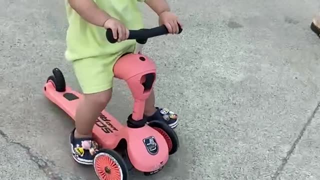 Riding a 2-year-old bike