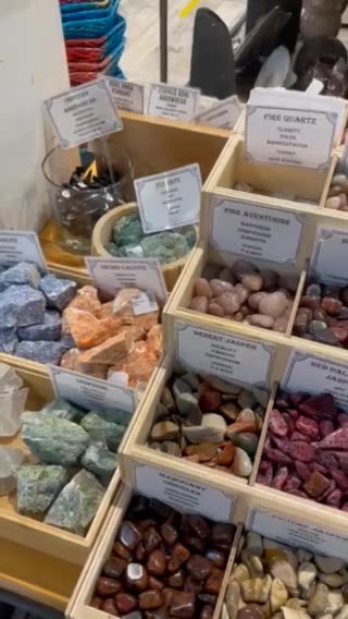 Stones & Minerals at It's About Rocks in Hot Springs, Arkansas