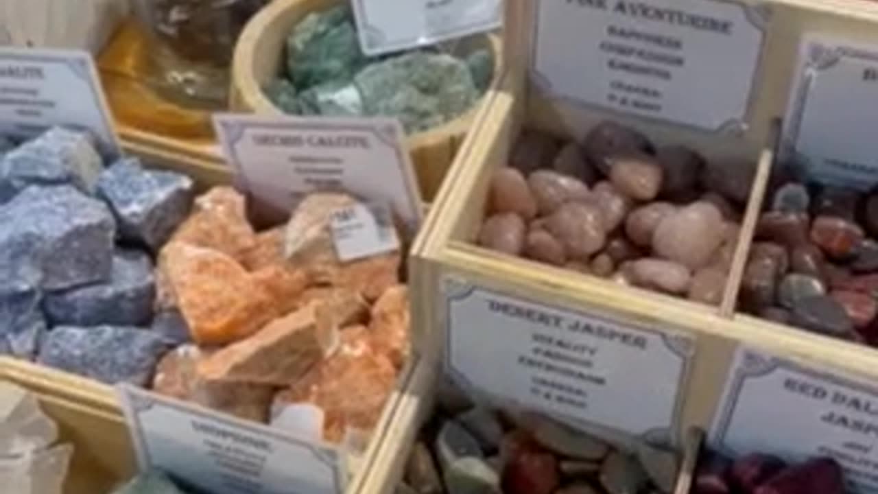 Stones & Minerals at It's About Rocks in Hot Springs, Arkansas