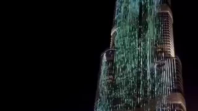 Dubai, United Arab Emirates. Good night!Дубай, Объединённые Арабские Эмираты. Доброй ночи!