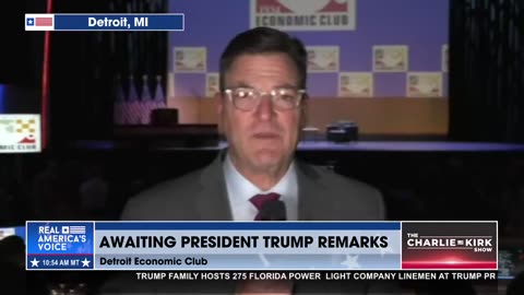 TRUMP SPEAKING TO A BI-PARTISAN AUDIENCE