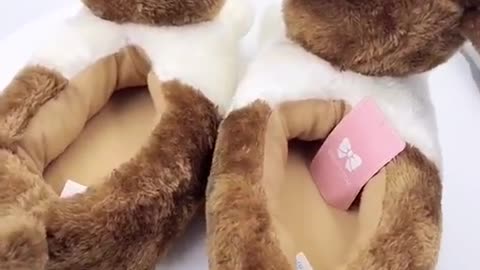 3D Corgi Love Warm Indoor Slippers