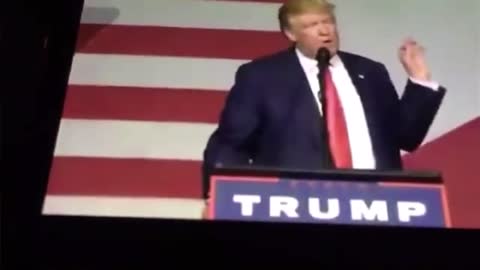 Video clip of Trump