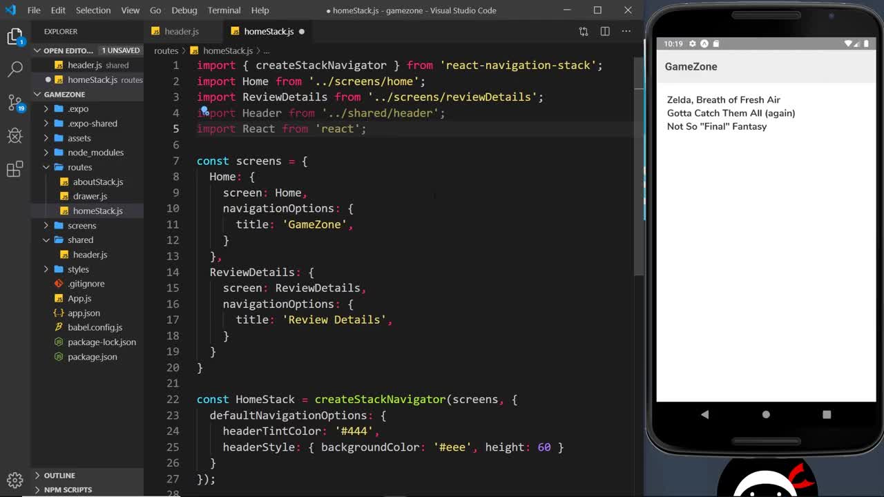 React Native Tutorial #25