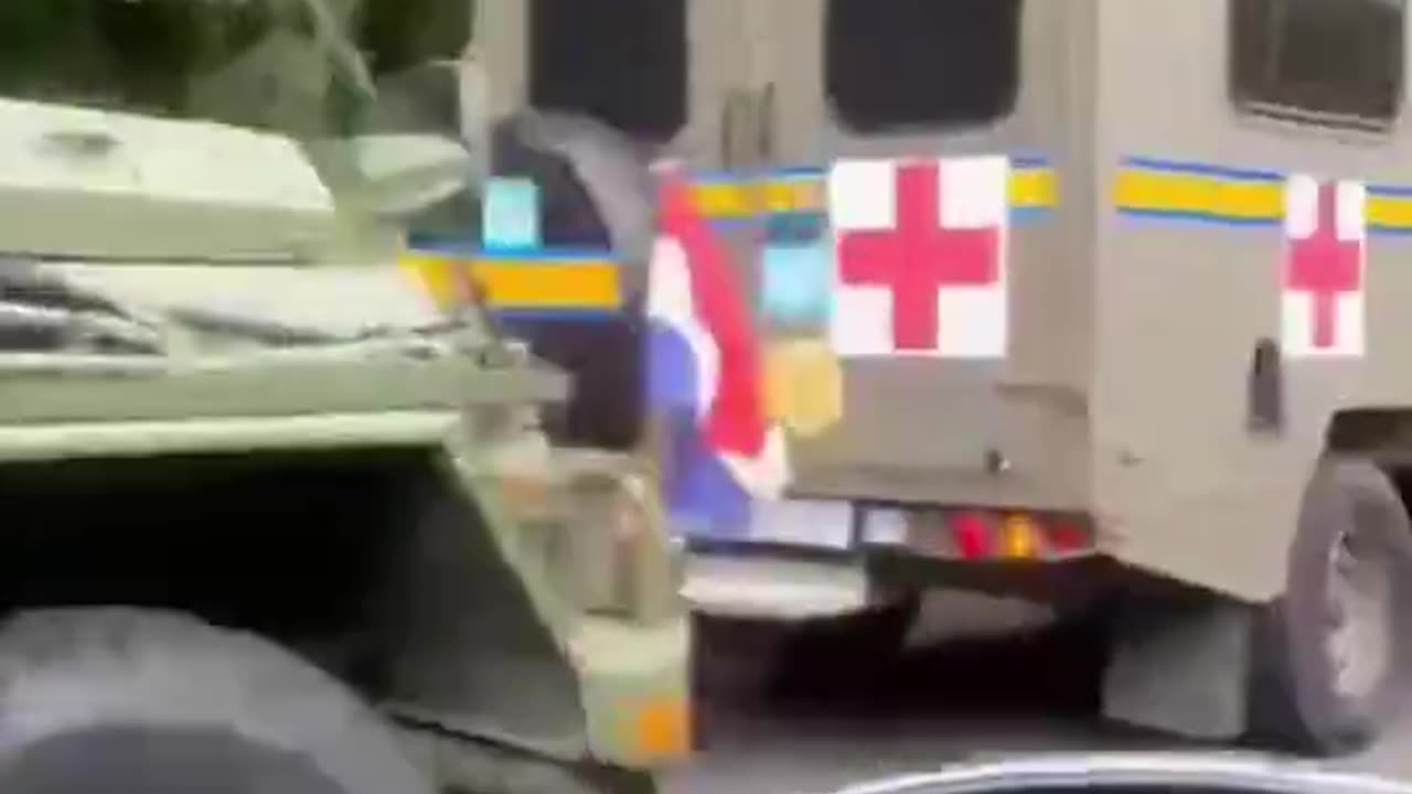 📍Athlone, Ireland The U.N has been spotted with armed vehicles… 👀 ???