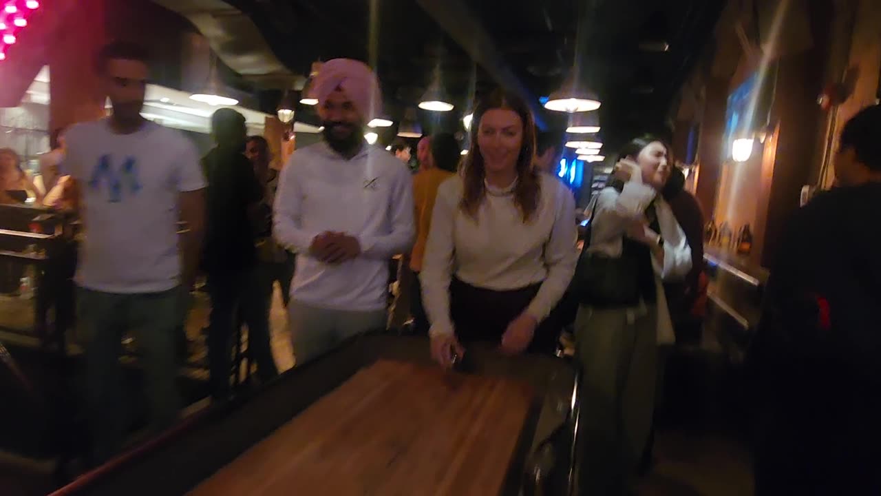 Tania Vs Lovepreet Playing Dice Game at Bla Bla Event In Public Eatery Library SEE HOW WON Match ??