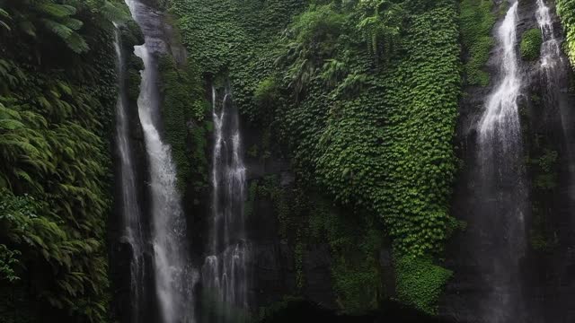 waterfall scene