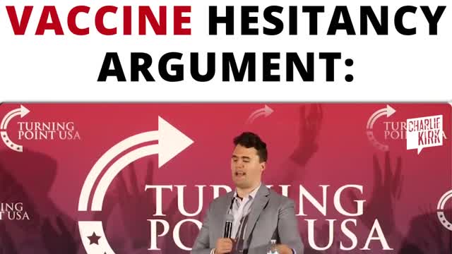 CHARLIE KIRK: Demolished the Vaccine Hesitancy Argument