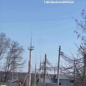 Filming a Ukrainian "suicide" unmanned military aviation in Belgorod