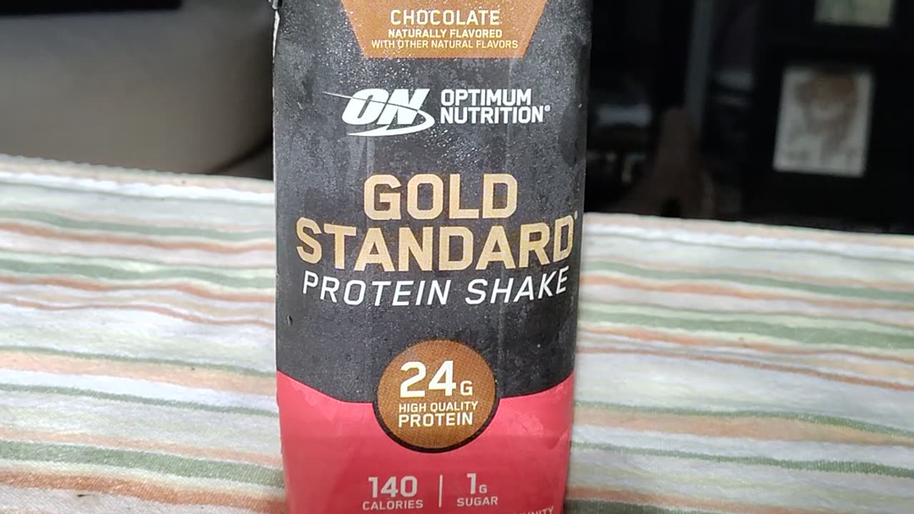 Drinking Optimum Nutrition Gold Standard Protein Shakes, Dbn, MI, 8/7/24