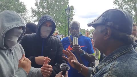 Speakers Corner - Uncle Sam & Obi the Masked Muslim - Who is Isa, and what Happe