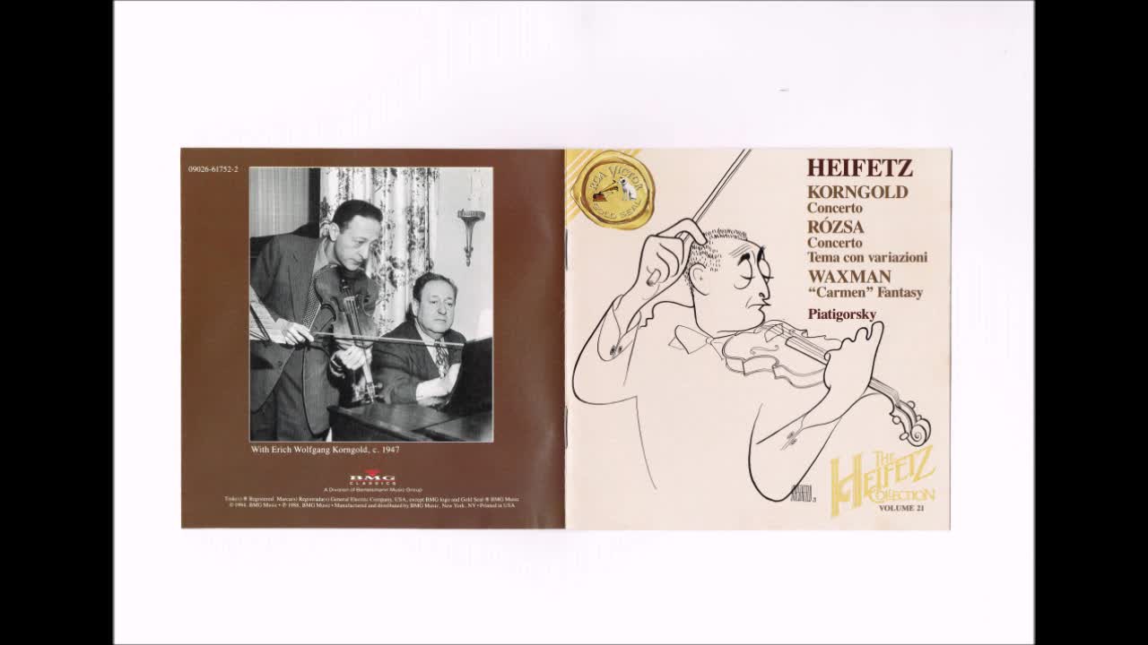 Rozsa - Violin Concerto Heifetz Dallas