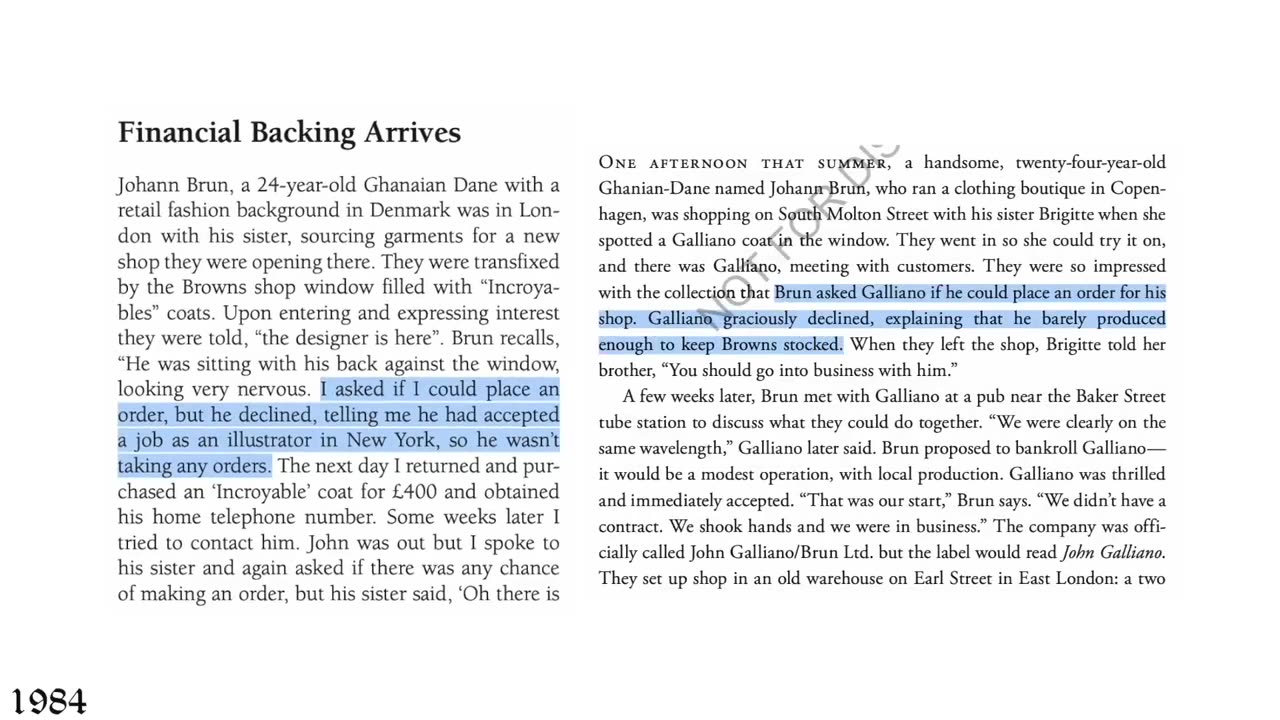 ***The Rise and Fall of John Galliano /Fashion Sweetheart***