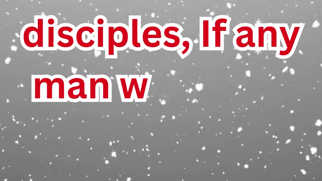 "The Call to Discipleship: Deny Yourself and Follow Christ" Matthew 16:24#short #youtube #ytshorts