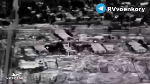 Russian Izdeliye-305E Missile Destroys Ukrainian Military Facility