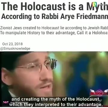 The Holocaust Is A Myth - Rabbi Arye Friedman