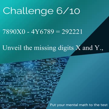 Put your mental math to test - Subtraktion - Challenge - 6