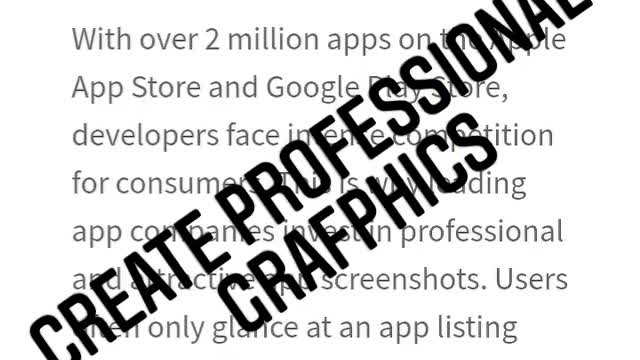 create proffessional graphics