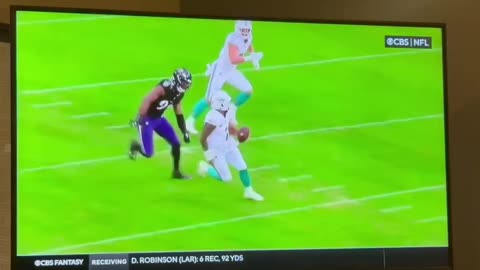 Dolphins star QB Tua Tagovailoa was limping of the field after the last play