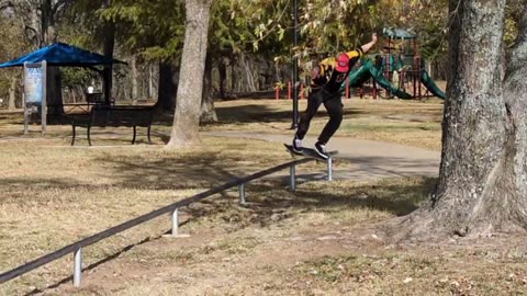 30 Foot Feeble Grind | Nick Ricciardi Skateboarding