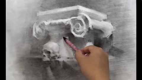 Move The Roman Column To The White Paper