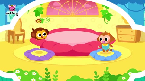 Five Little Monkeys Jumping on the Bed +More | Fun Nursery Rhymes | Pinkfong Kids Song