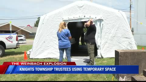 Knights Township trustees us temporary space