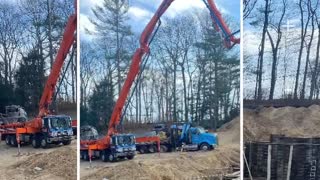 How Concrete Walls are poured on a Mansion