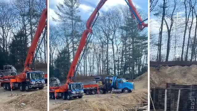 How Concrete Walls are poured on a Mansion