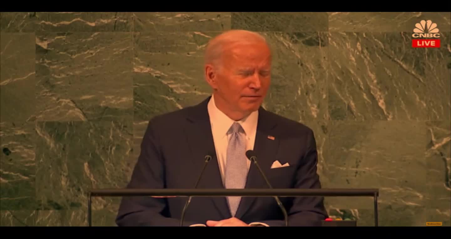 Joe Biden Addresses United Nations - PROLIFERATION