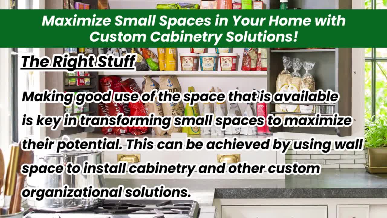 Custom Cabinetry Storage & Organizational Solutions