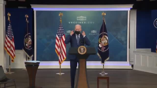 BIDEN GETS HIS BOOSTER SHOT