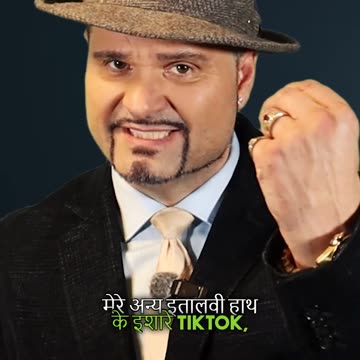 Italian hand gestures! Is wale ka matlab hai "Its been a pleasure"