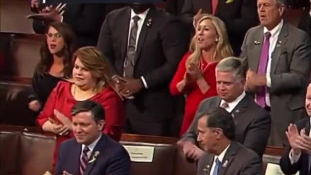 Boebert And Republicans Chant "Build The Wall" During Biden’s SOTU Address