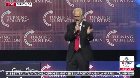 Peter Navarro Delivers Remarks at Turning Point Rally in Duluth, GA - 10/23/24