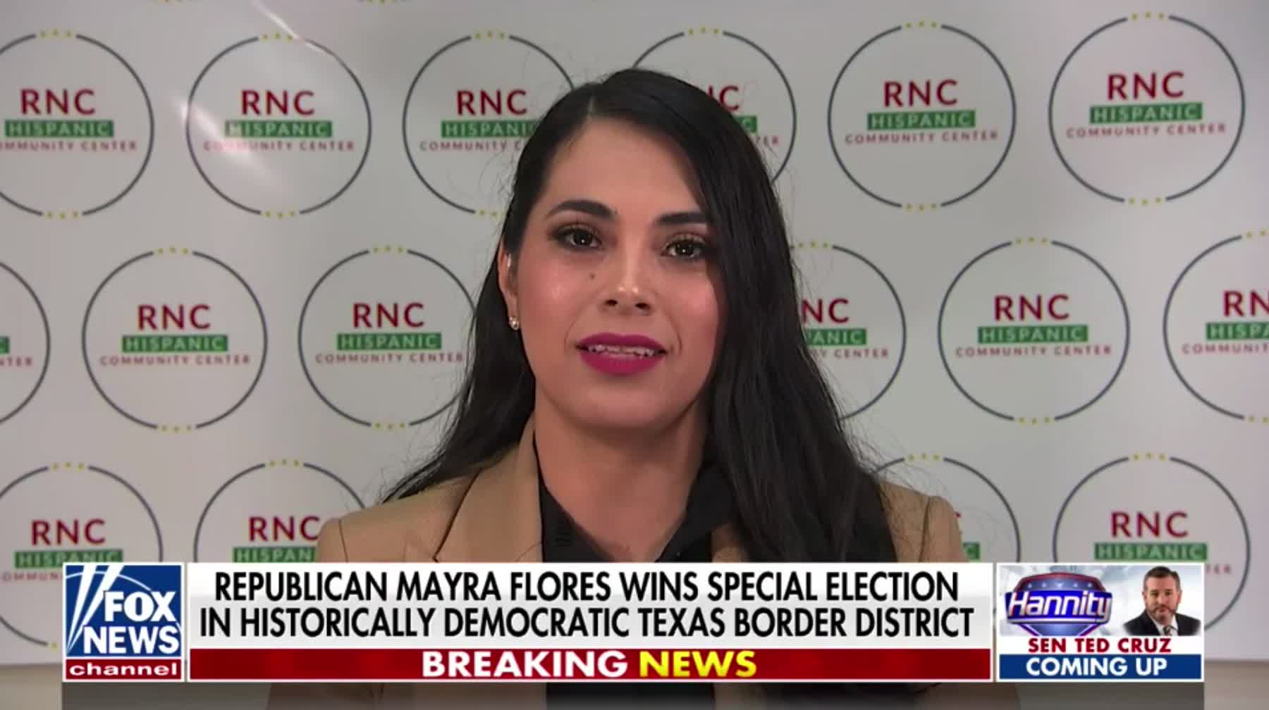 Mayra Flores: "I'll never understand why the Democrat policy continues to encourage with their policies illegal immigration..."