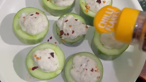 Cucumber Bites 🤤😀 | Unique Dish ASMR Cooking