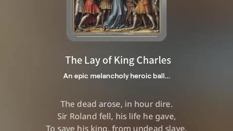 The Lay of King Charles Alternate version 3