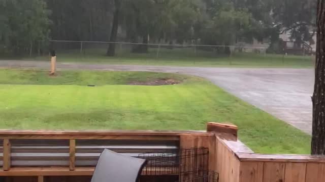 Incredibly Close Lightning Strike