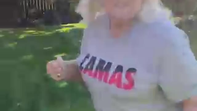 Scaring Grandma as She Mows