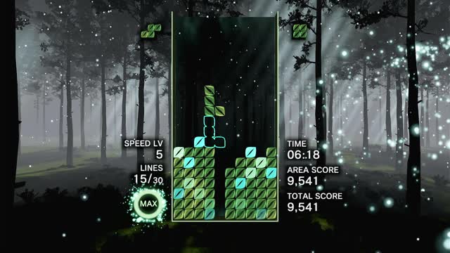 Tetris Effect Connected - Journey Mode Area 4 - Beginner