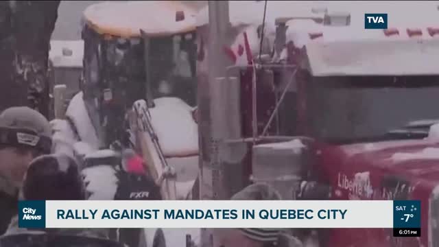 Quebec City protesters rally against COVID-19 mandates- NEWS OF WORLD