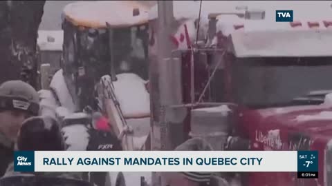 Quebec City protesters rally against COVID-19 mandates- NEWS OF WORLD