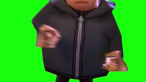 Gru Back It Up | Green Screen