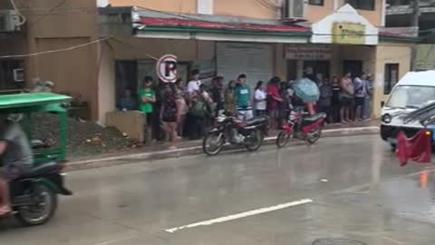 a rainy street