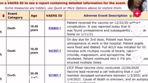 See What Is On The CDC VAERS